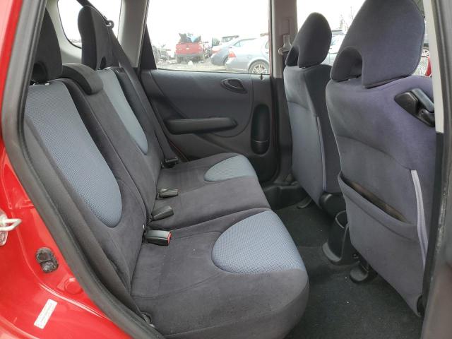 JHMGD38627S064552 - 2007 HONDA FIT S წითელი ფოტო 10