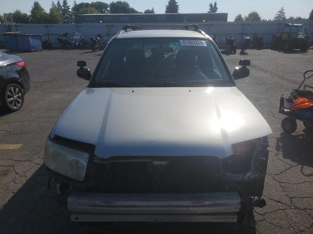 JF1SG63696H757518 - 2006 SUBARU FORESTER 2.5X SILVER photo 5