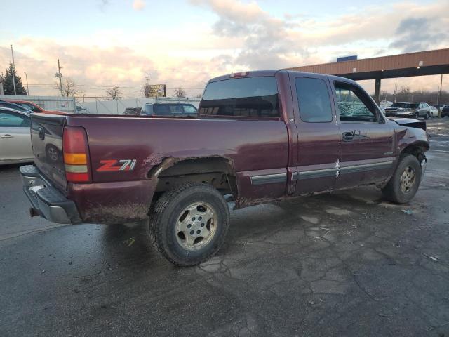 2GCEK19T8Y1284481 - 2000 CHEVROLET SILVERADO K1500 BURGUNDY photo 3