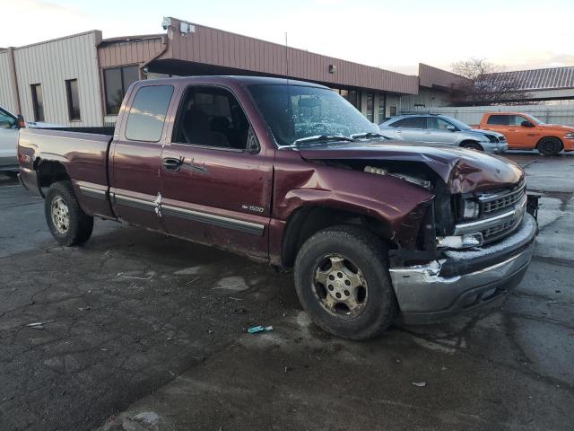 2GCEK19T8Y1284481 - 2000 CHEVROLET SILVERADO K1500 BURGUNDY photo 4