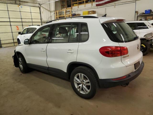 WVGBV7AX8HK034164 - 2017 VOLKSWAGEN TIGUAN S WHITE photo 2