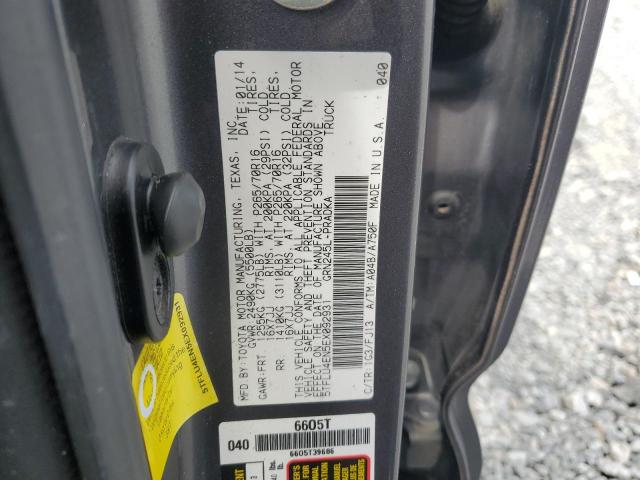 5TFLU4EN5EX092931 - 2014 TOYOTA TACOMA DOUBLE CAB Gümüş foto 12