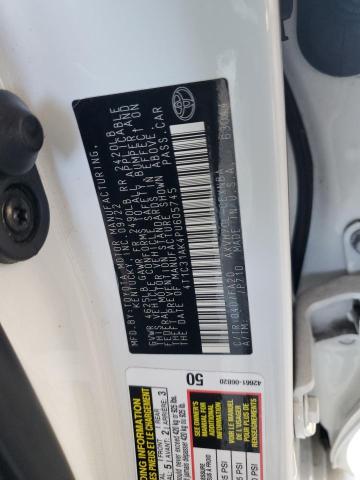 4T1C31AK4PU605745 - 2023 TOYOTA CAMRY LE WHITE photo 12