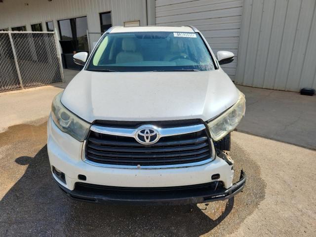 5TDJKRFH7FS124272 - 2015 TOYOTA HIGHLANDER XLE WHITE photo 5
