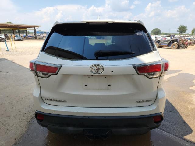 5TDJKRFH7FS124272 - 2015 TOYOTA HIGHLANDER XLE WHITE photo 6