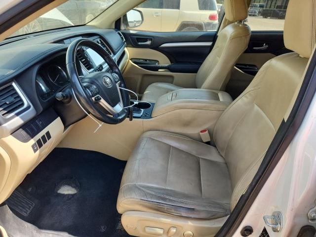 5TDJKRFH7FS124272 - 2015 TOYOTA HIGHLANDER XLE WHITE photo 7