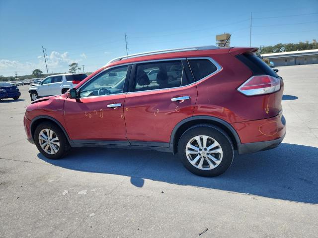 KNMAT2MTXFP511016 - 2015 NISSAN ROGUE S RED photo 2