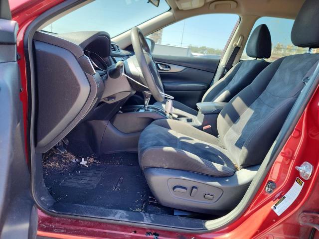 KNMAT2MTXFP511016 - 2015 NISSAN ROGUE S RED photo 7