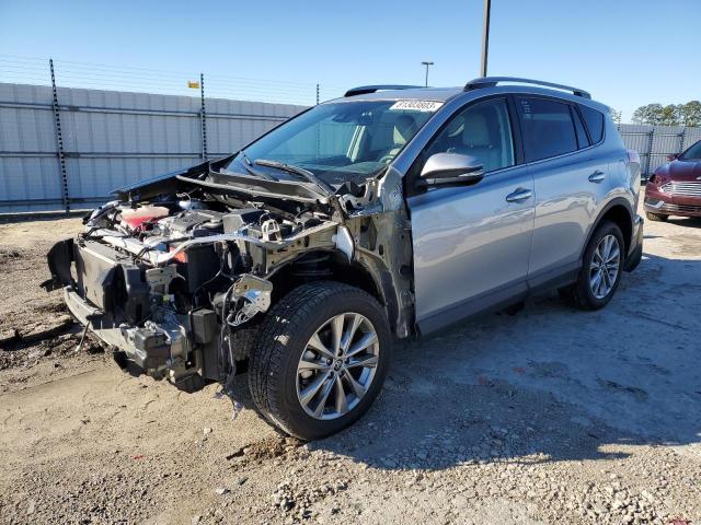 2T3YFREV2HW325329 - 2017 TOYOTA RAV4 LIMITED SILVER photo 1