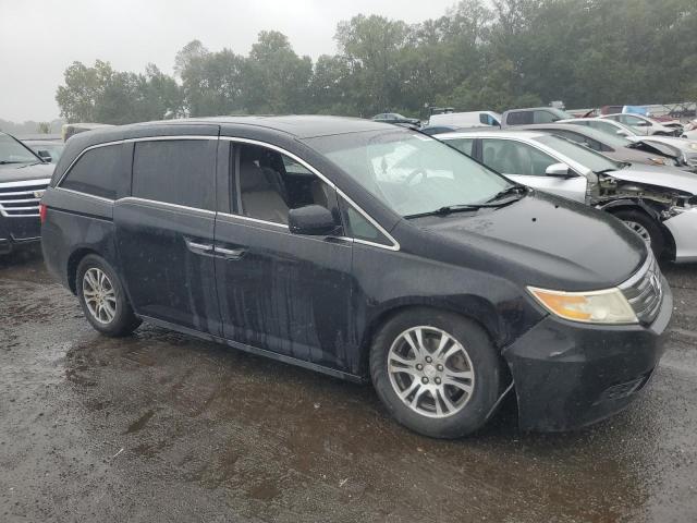 5FNRL5H62BB081592 - 2011 HONDA ODYSSEY EXL BLACK photo 4