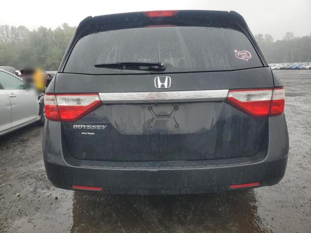 5FNRL5H62BB081592 - 2011 HONDA ODYSSEY EXL BLACK photo 6