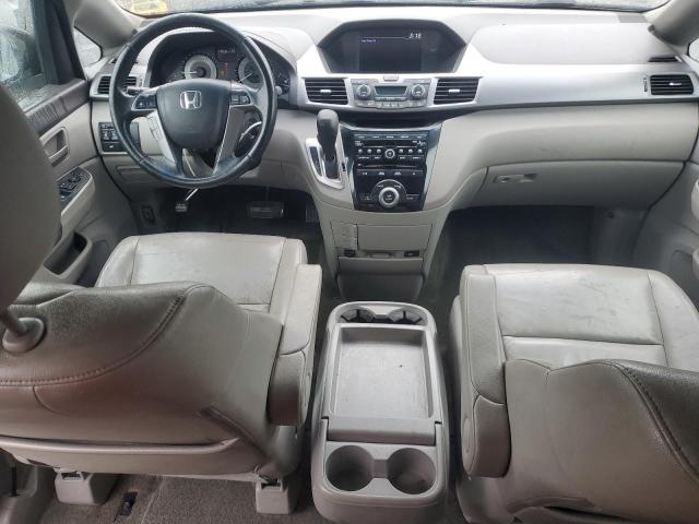 5FNRL5H62BB081592 - 2011 HONDA ODYSSEY EXL BLACK photo 8