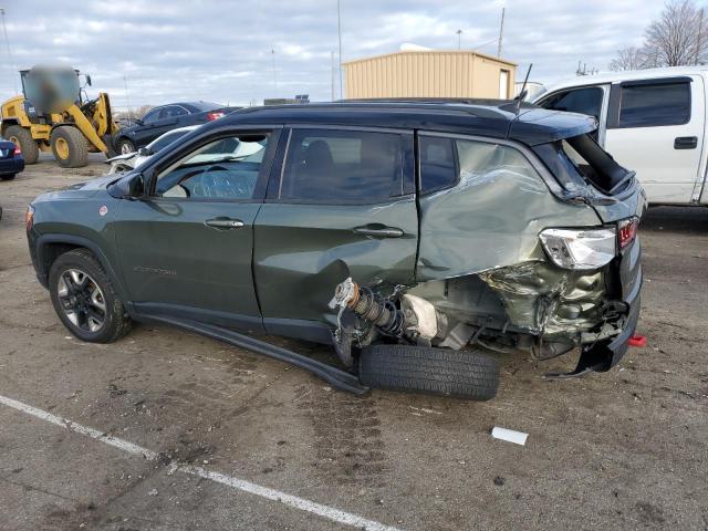 3C4NJDDB1JT314671 - 2018 JEEP COMPASS TRAILHAWK GREEN photo 2