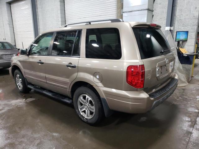 2HKYF18503H529091 - 2003 HONDA PILOT EXL BROWN photo 2