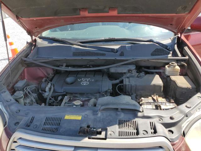 5TDZA3EH4AS001946 - 2010 TOYOTA HIGHLANDER RED photo 12