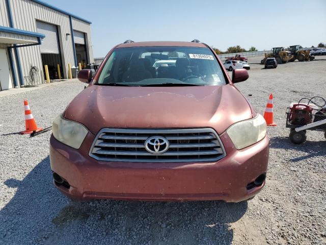 5TDZA3EH4AS001946 - 2010 TOYOTA HIGHLANDER RED photo 5