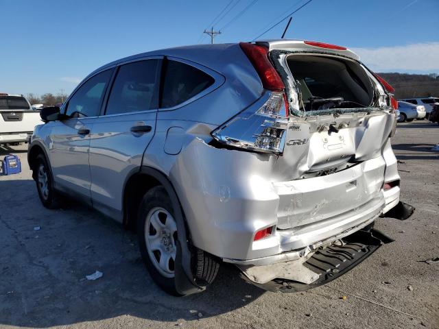 2HKRM3H34FH557839 - 2015 HONDA CR-V LX SILVER photo 2