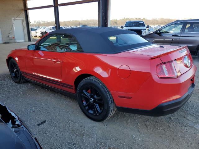 1ZVBP8EN2A5167999 - 2010 FORD MUSTANG RED photo 2