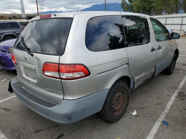 4T3ZF19C91U404050 - 2001 TOYOTA SIENNA CE SILVER photo 3