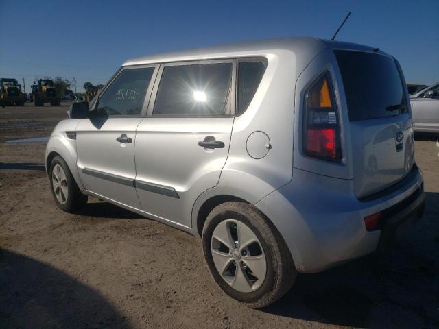 KNDJT2A1XB7261953 - 2011 KIA SOUL SILVER photo 2