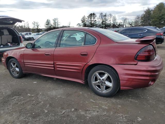 1G2NF52E02M650263 - 2002 PONTIAC GRAND AM SE1 RED photo 2