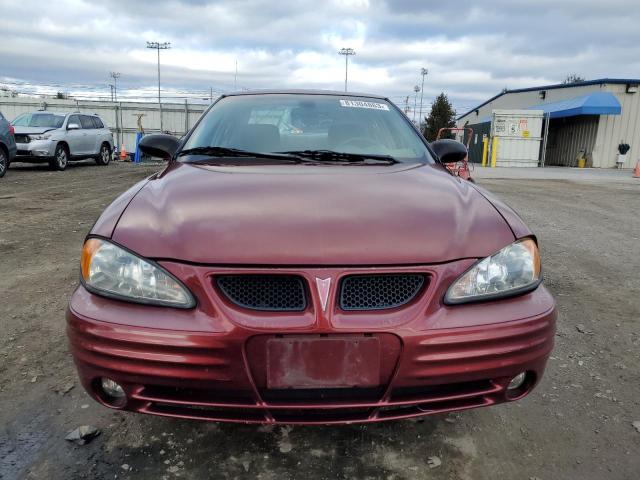 1G2NF52E02M650263 - 2002 PONTIAC GRAND AM SE1 RED photo 5