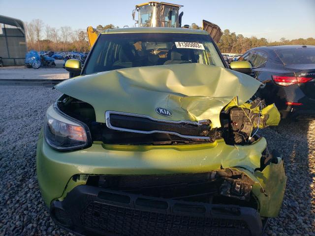 KNDJP3A59F7812070 - 2015 KIA SOUL + GREEN photo 5