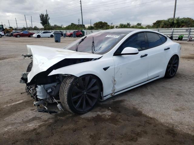 5YJSA1E29HF179254 - 2017 TESLA MODEL S WHITE photo 1