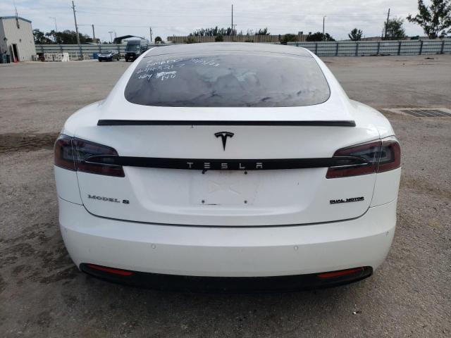 5YJSA1E29HF179254 - 2017 TESLA MODEL S WHITE photo 6