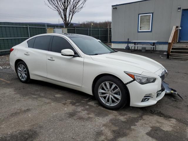 JN1BV7AR4FM397197 - 2015 INFINITI Q50 BASE WHITE photo 4