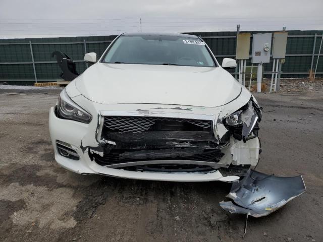 JN1BV7AR4FM397197 - 2015 INFINITI Q50 BASE WHITE photo 5