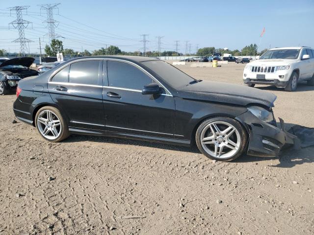 WDDGF8AB1DR247160 - 2013 MERCEDES-BENZ C 300 4MATIC BLACK photo 4