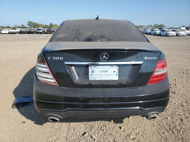 WDDGF8AB1DR247160 - 2013 MERCEDES-BENZ C 300 4MATIC BLACK photo 6
