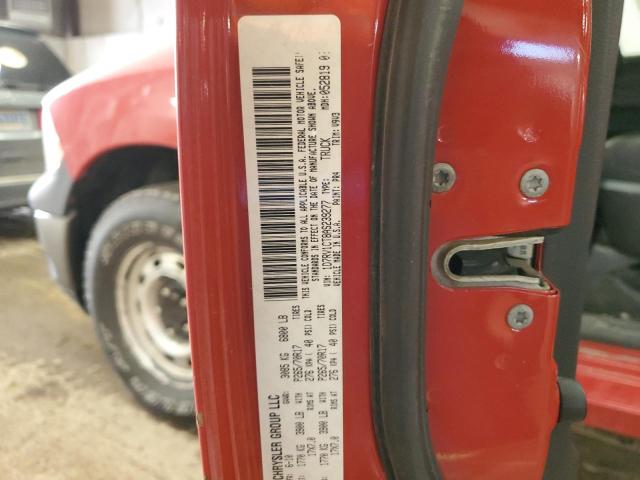 1D7RV1CT8AS239277 - 2010 DODGE RAM 1500 RED photo 13