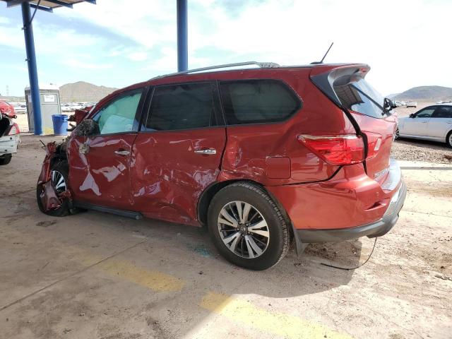 5N1DR2MM8HC911702 - 2017 NISSAN PATHFINDER S RED photo 2