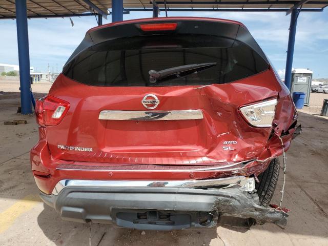 5N1DR2MM8HC911702 - 2017 NISSAN PATHFINDER S RED photo 6