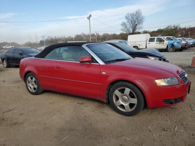 WAUAC48H45K006082 - 2005 AUDI A4 1.8 CABRIOLET RED photo 4