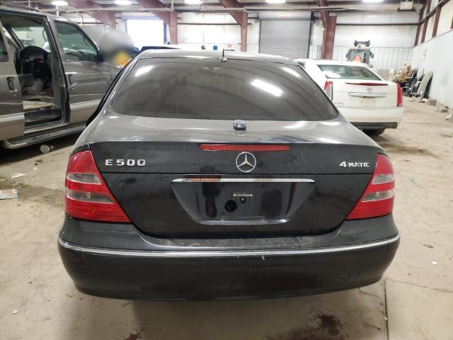 WDBUF83J74X123986 - 2004 MERCEDES-BENZ E 500 4MATIC BLACK photo 6