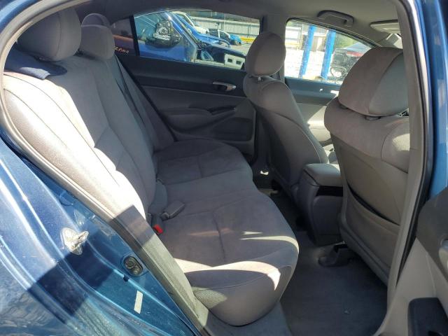 1HGFA16596L107119 - 2006 HONDA CIVIC LX BLUE photo 10