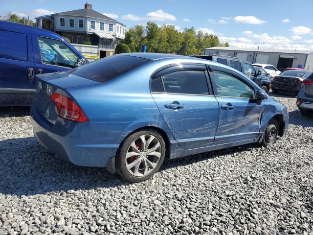 1HGFA16596L107119 - 2006 HONDA CIVIC LX BLUE photo 3