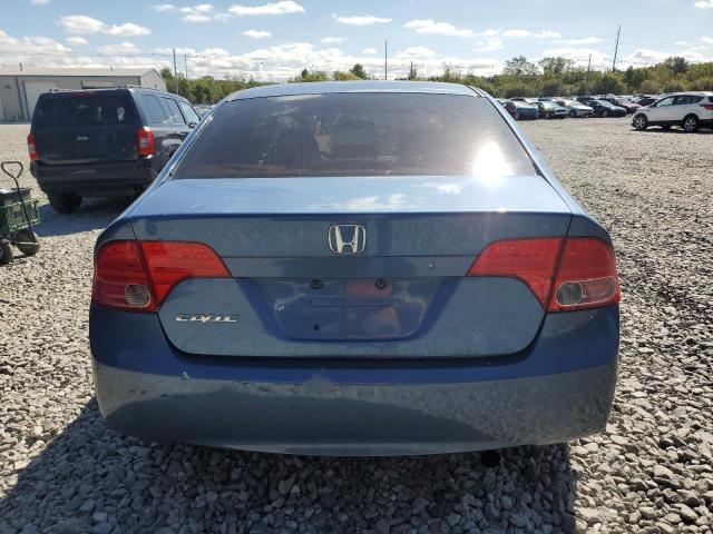 1HGFA16596L107119 - 2006 HONDA CIVIC LX BLUE photo 6