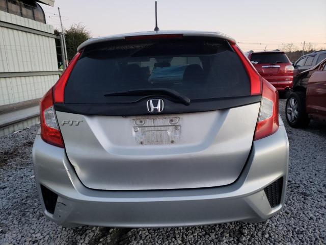 3HGGK5H58FM763476 - 2015 HONDA FIT LX SILVER photo 6