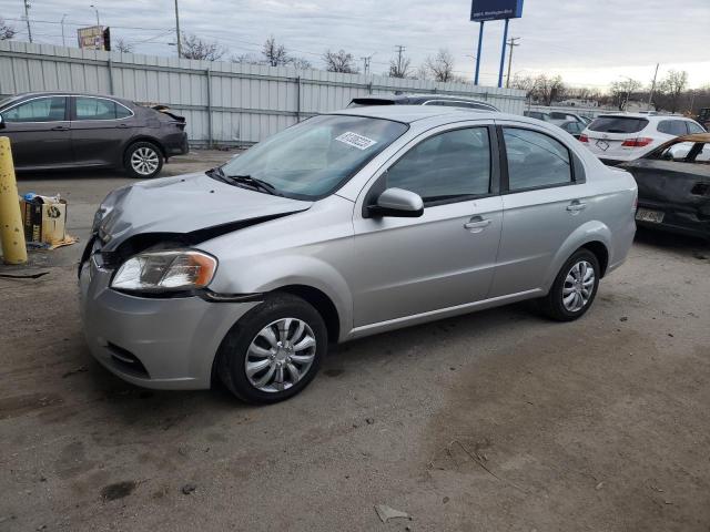 KL1TD5DE6AB093785 - 2010 CHEVROLET AVEO LS SILVER photo 1