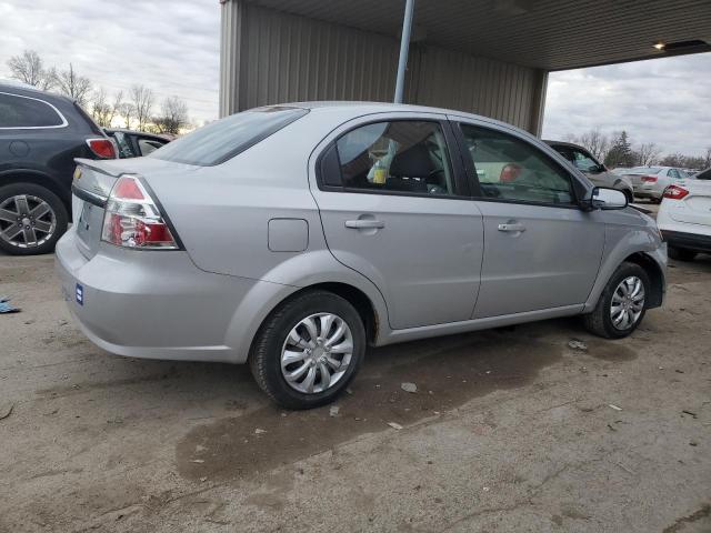 KL1TD5DE6AB093785 - 2010 CHEVROLET AVEO LS SILVER photo 3