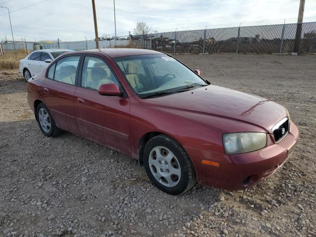 KMHDN45D42U459061 - 2002 HYUNDAI ELANTRA GLS RED photo 4