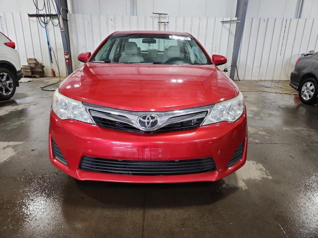 4T4BF1FK3DR319740 - 2013 TOYOTA CAMRY L RED photo 5