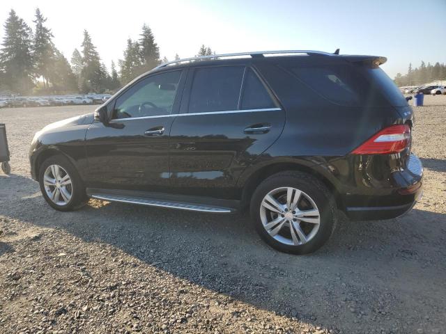 4JGDA5HB7DA174774 - 2013 MERCEDES-BENZ ML 350 4MATIC BLACK photo 2