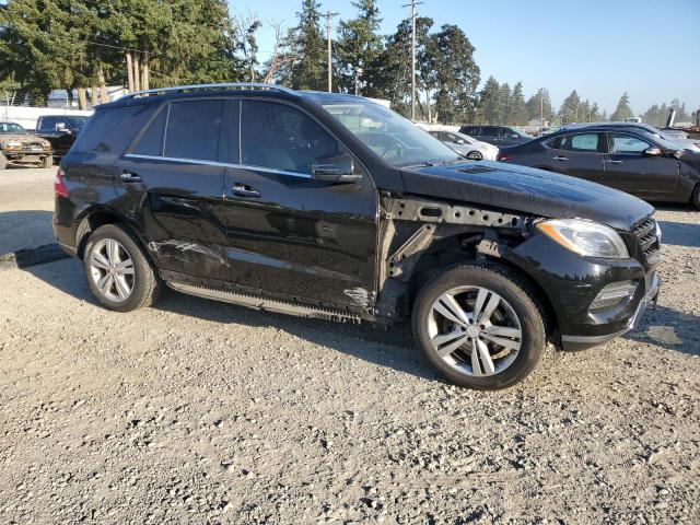 4JGDA5HB7DA174774 - 2013 MERCEDES-BENZ ML 350 4MATIC BLACK photo 4