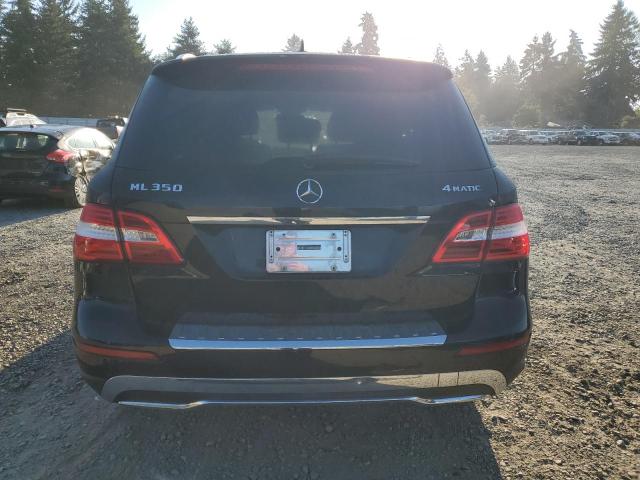 4JGDA5HB7DA174774 - 2013 MERCEDES-BENZ ML 350 4MATIC BLACK photo 6