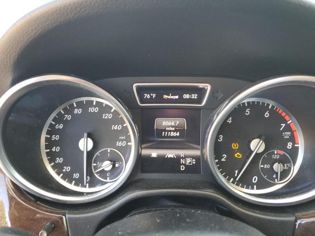 4JGDA5HB7DA174774 - 2013 MERCEDES-BENZ ML 350 4MATIC BLACK photo 9